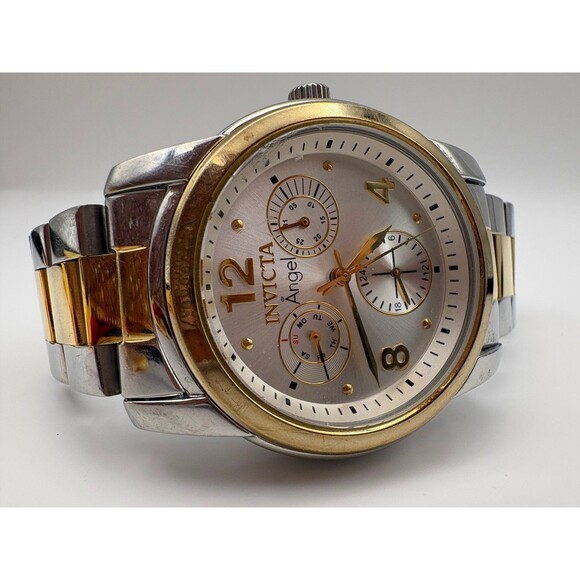 Invicta Angel Two-Tone Chronograph – Fresh Battery main image 4